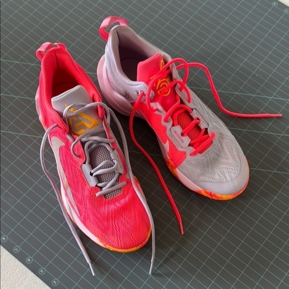 Nike Pink and Gray Athletic Shoes